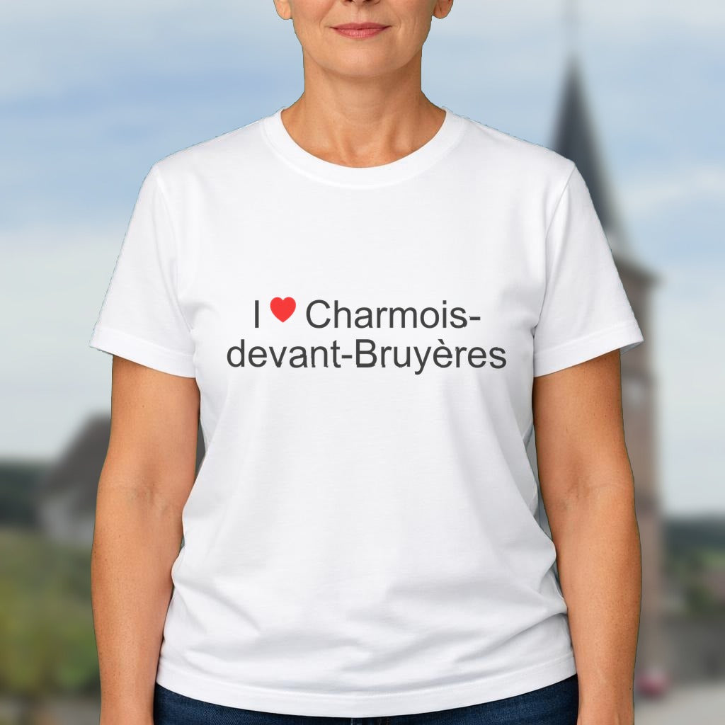 T-shirt I love charmois-devant-bruyères