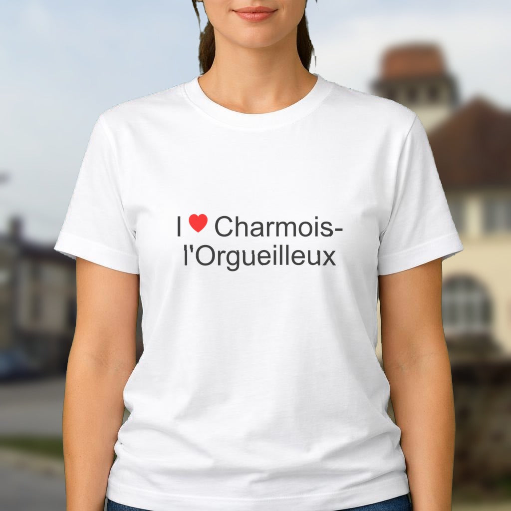 T-shirt I love charmois-l'orgueilleux