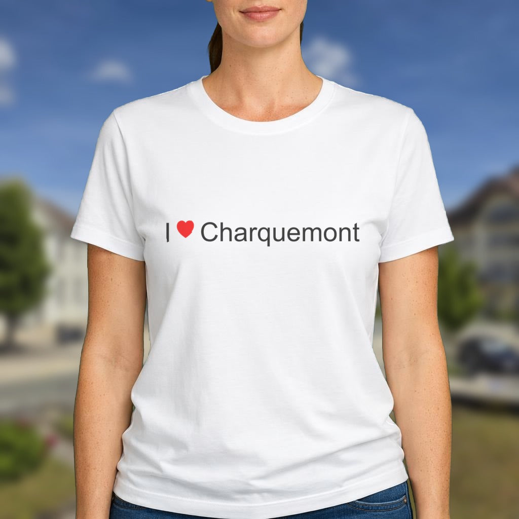 T-shirt I love charquemont