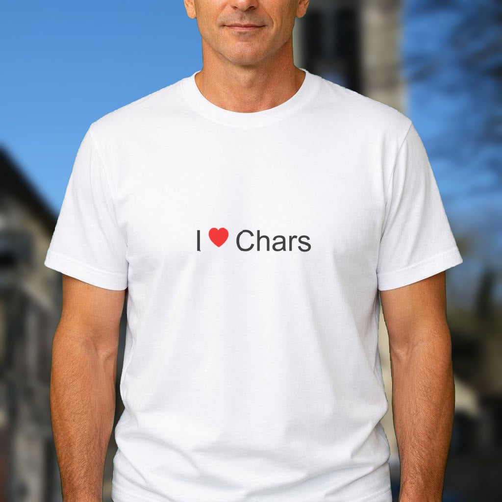 T-shirt I love chars