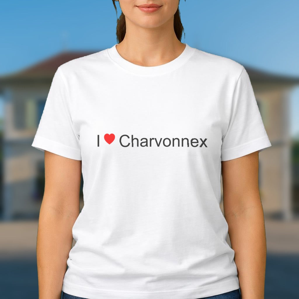 T-shirt I love charvonnex