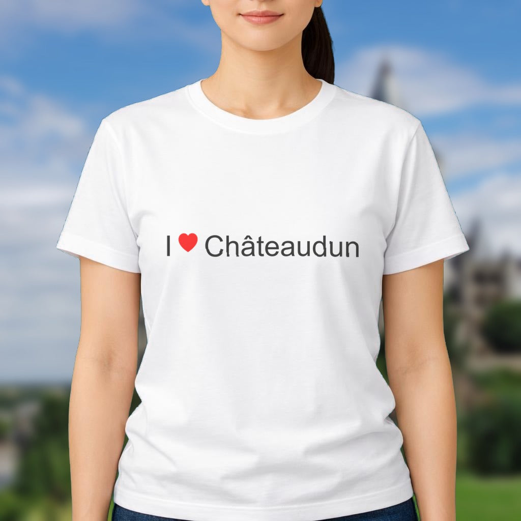 T-shirt I love châteaudun
