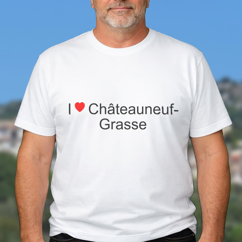 T-shirt I love châteauneuf-grasse