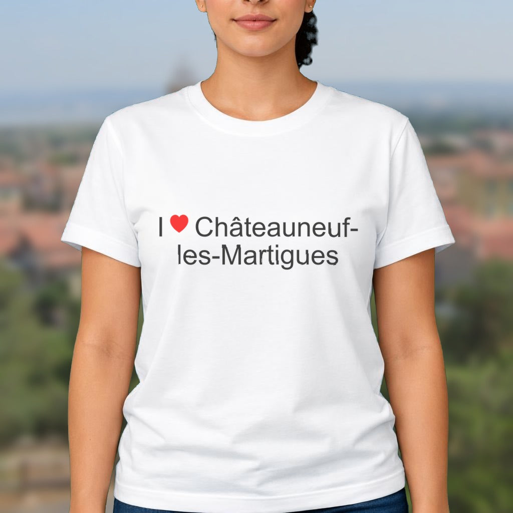 T-shirt I love châteauneuf-les-martigues