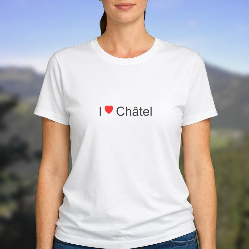 T-shirt I love châtel