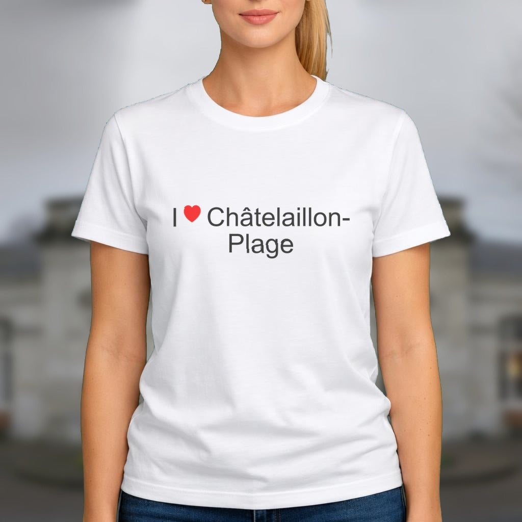 T-shirt I love châtelaillon-plage