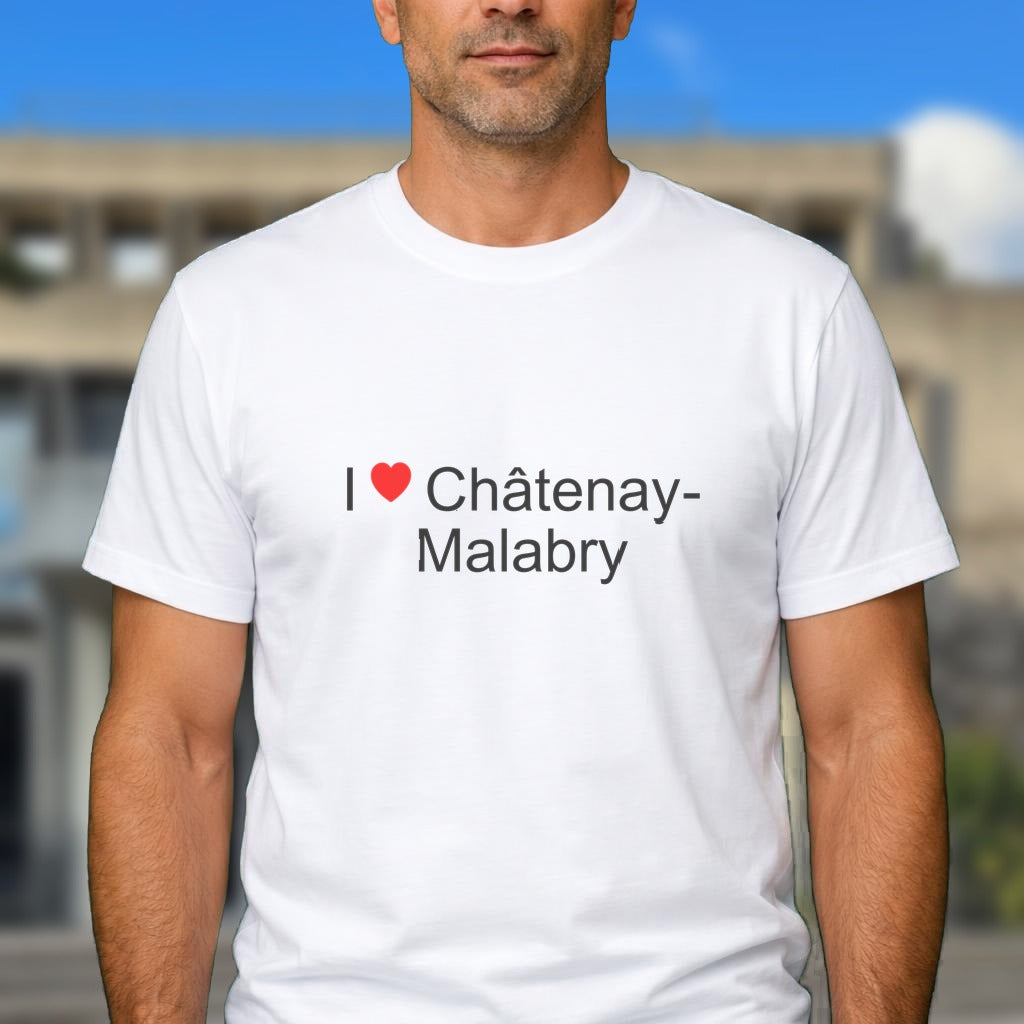 T-shirt I love châtenay-malabry