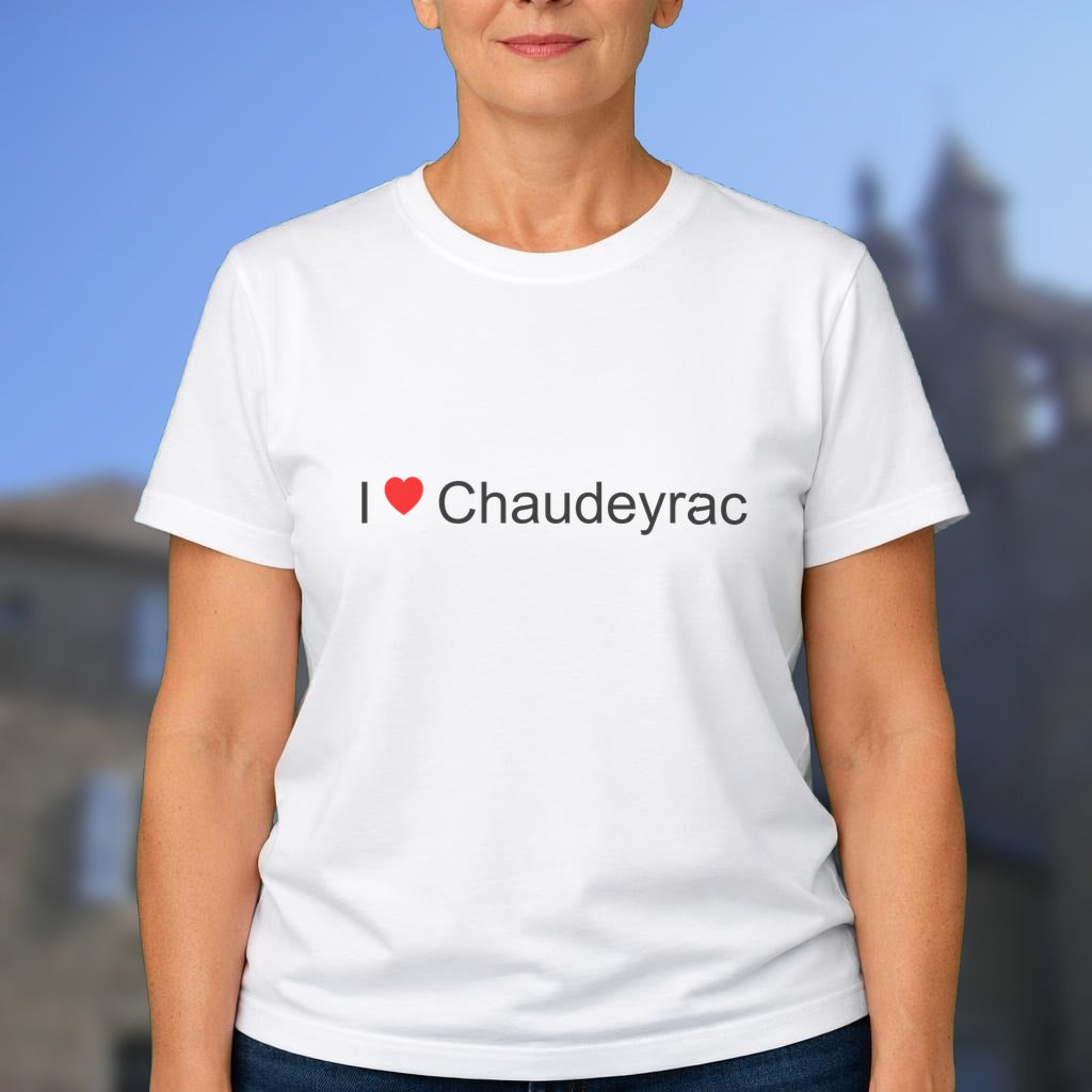 T-shirt I love chaudeyrac
