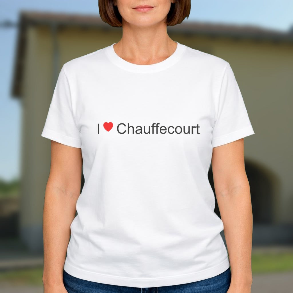 T-shirt I love chauffecourt