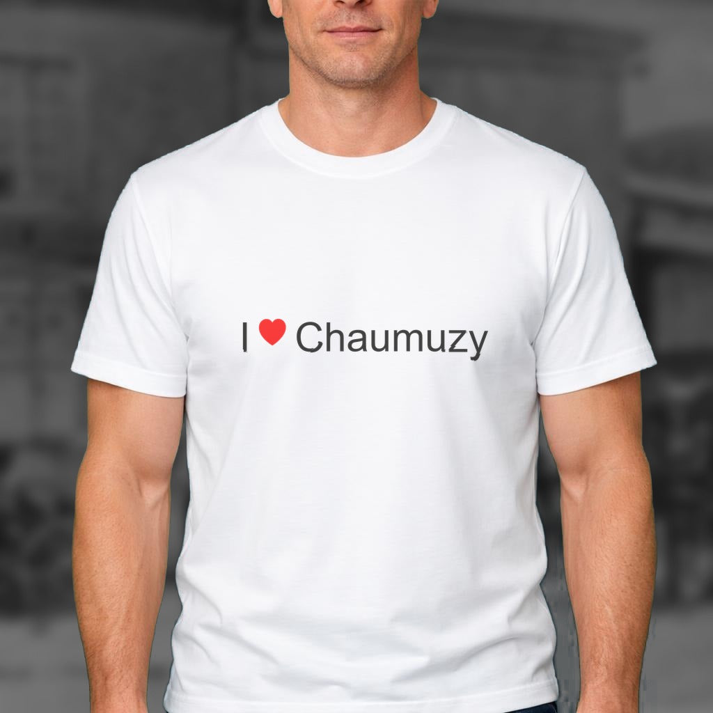 T-shirt I love chaumuzy