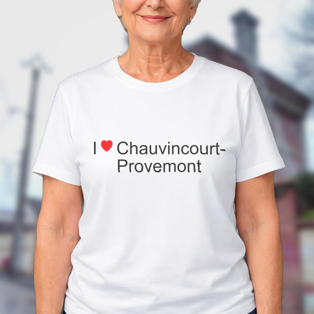 T-shirt I love chauvincourt-provemont