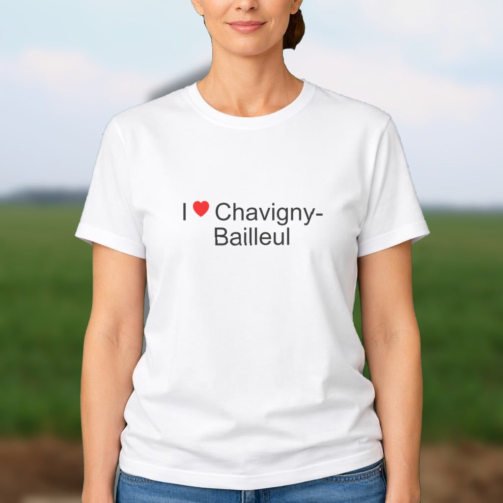 T-shirt I love chavigny-bailleul