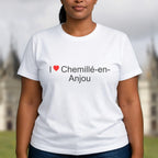 T-shirt I love chemillé-en-anjou