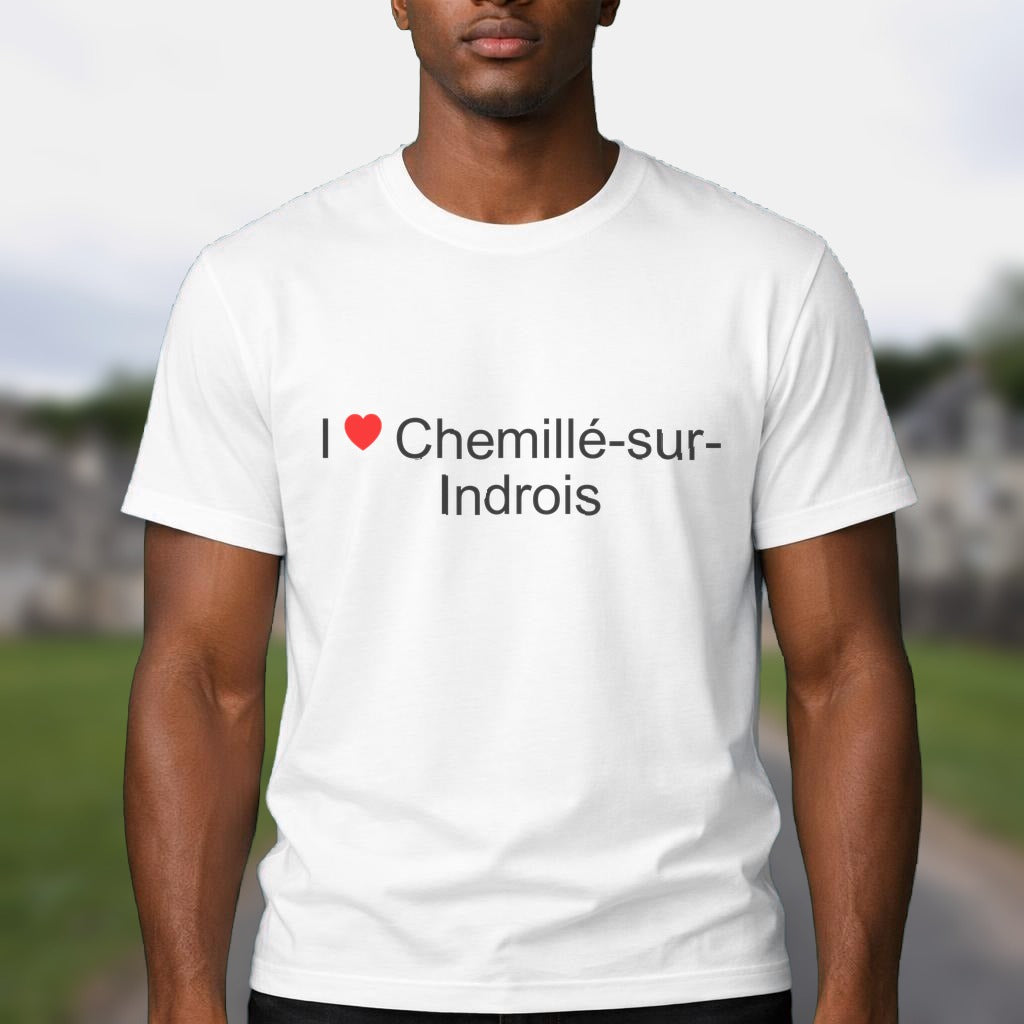 T-shirt I love chemillé-sur-indrois