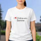 T-shirt I love chêne-en-semine