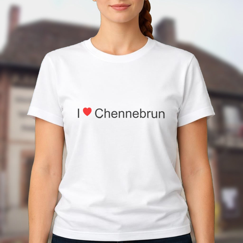 T-shirt I love chennebrun