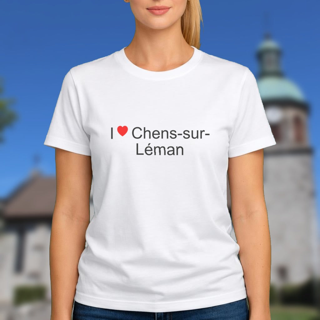 T-shirt I love chens-sur-léman