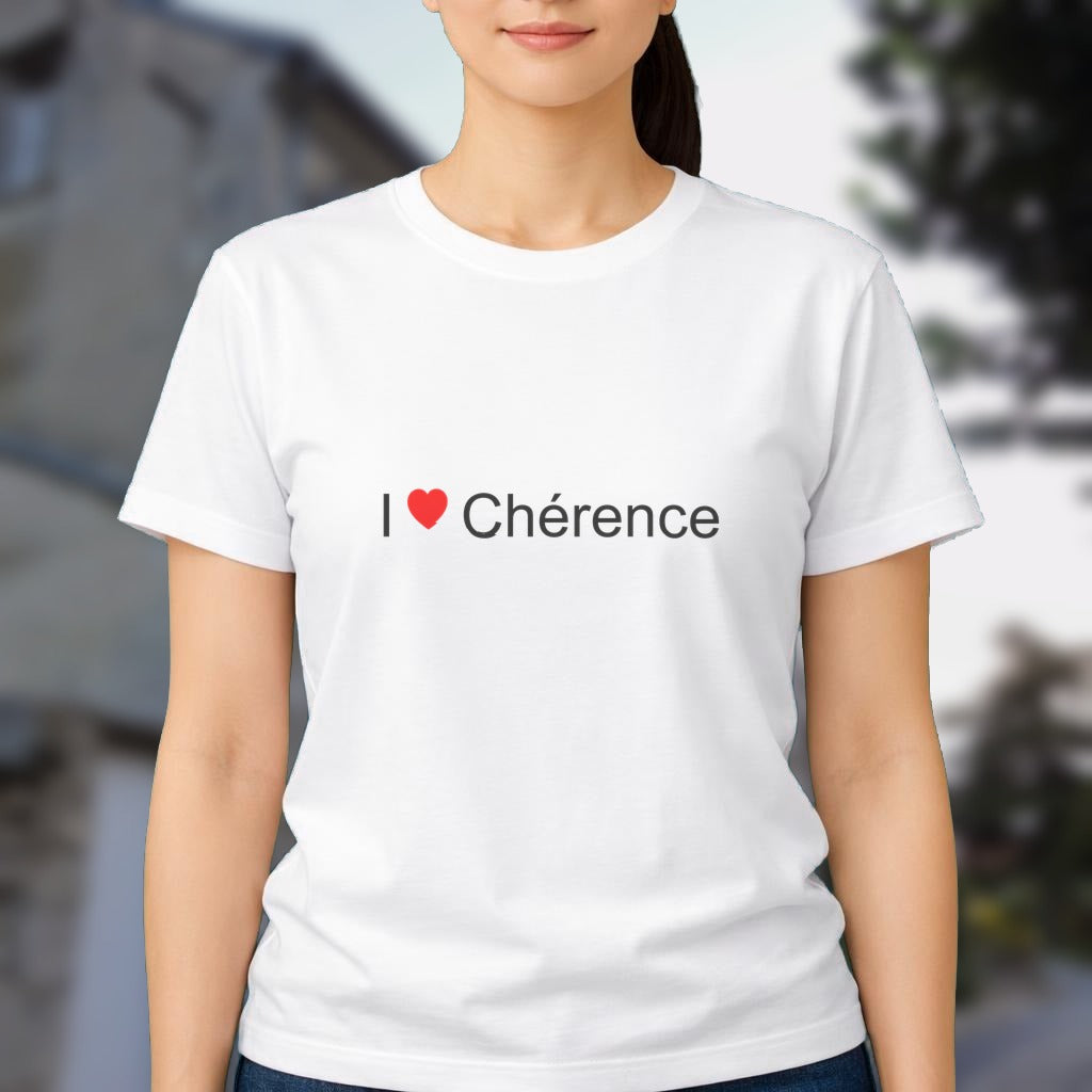 T-shirt I love chérence