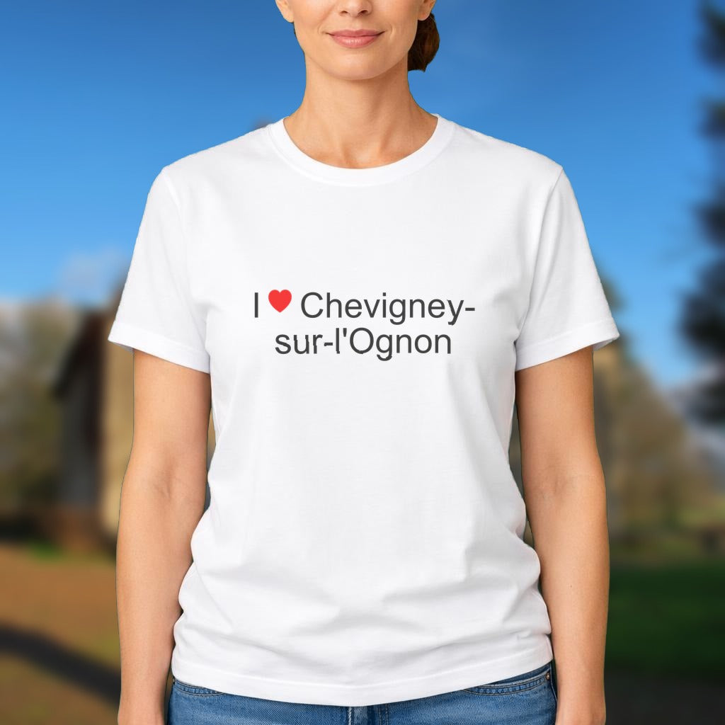 T-shirt I love chevigney-sur-l'ognon
