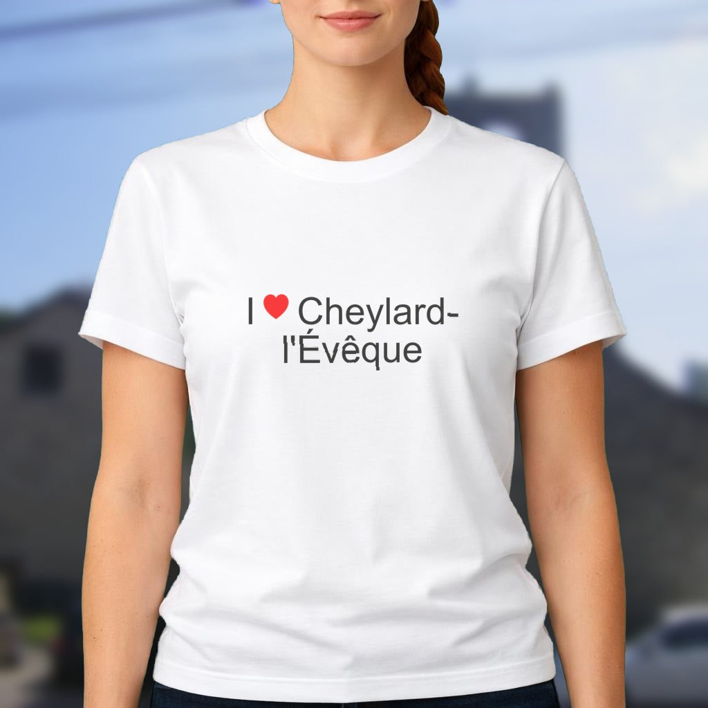 T-shirt I love cheylard-l'évêque