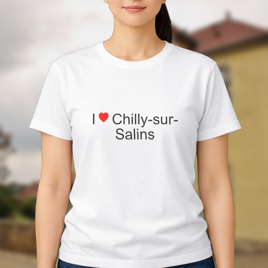 T-shirt I love chilly-sur-salins