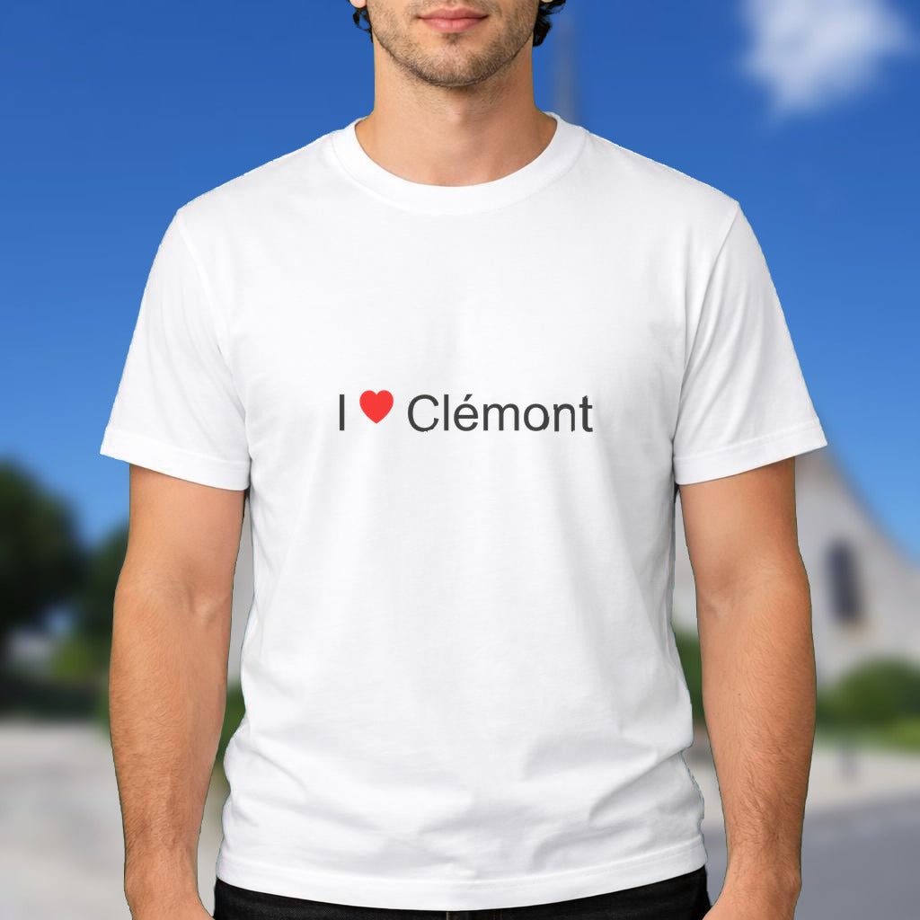 T-shirt I love clémont