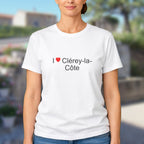T-shirt I love clérey-la-côte