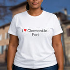 T-shirt I love clermont-le-fort