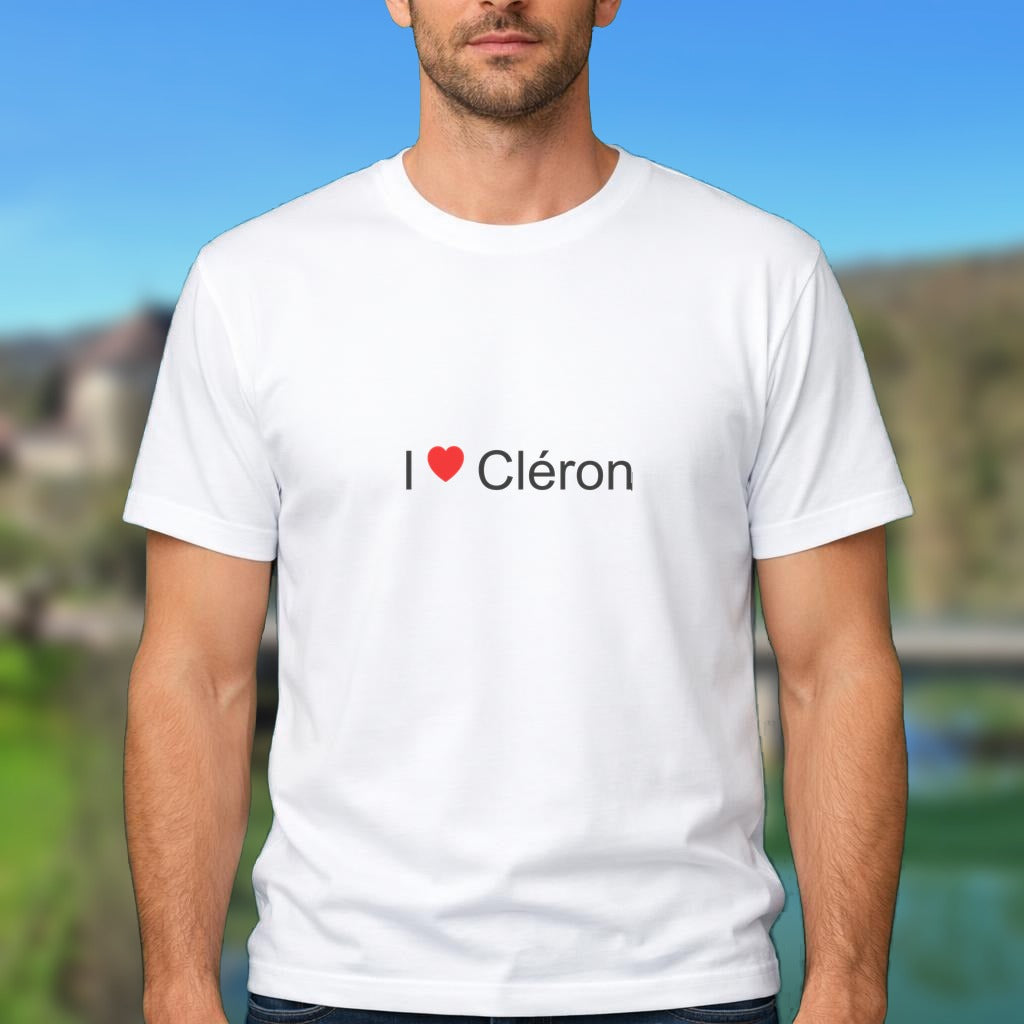 T-shirt I love cléron