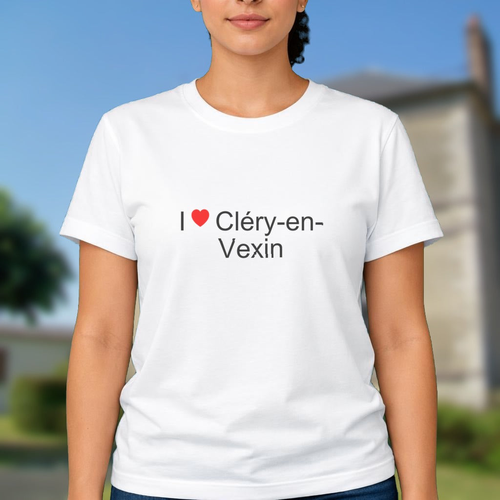 T-shirt I love cléry-en-vexin