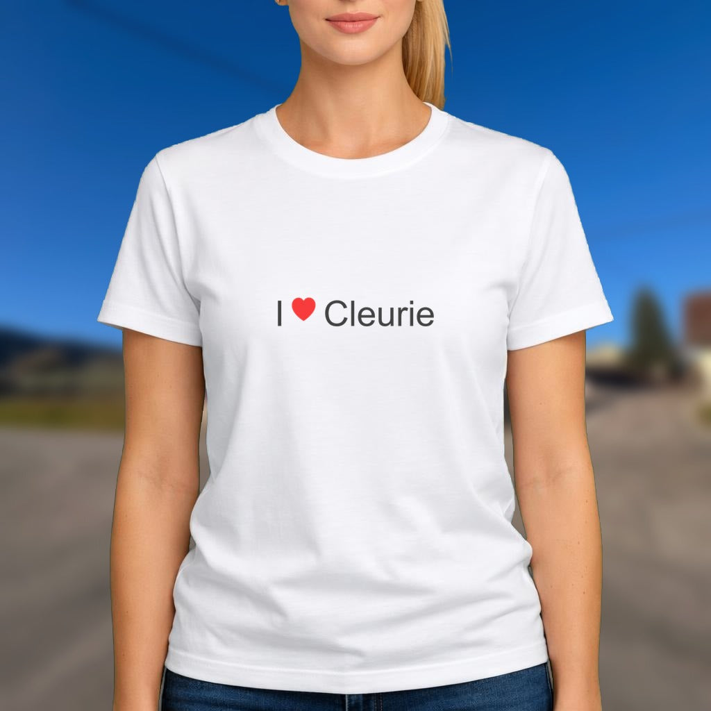 T-shirt I love cleurie