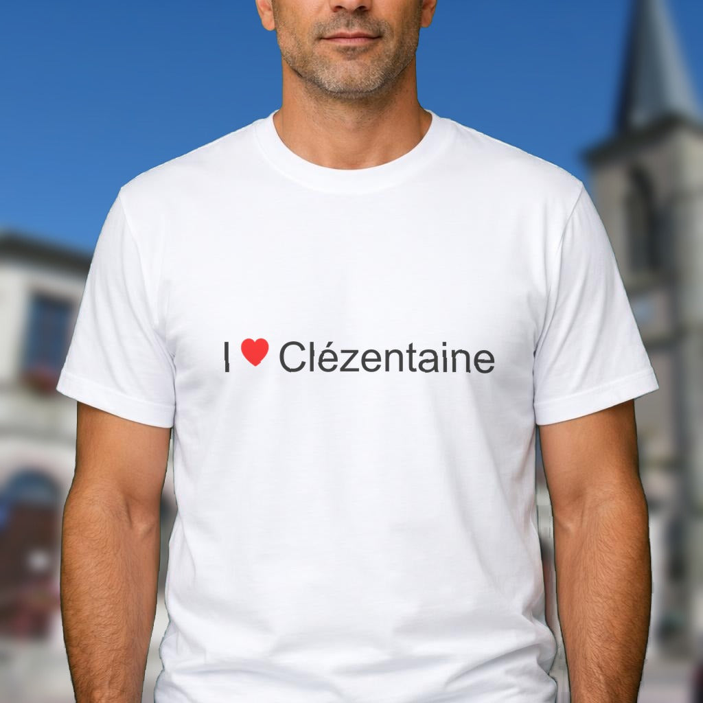 T-shirt I love clézentaine