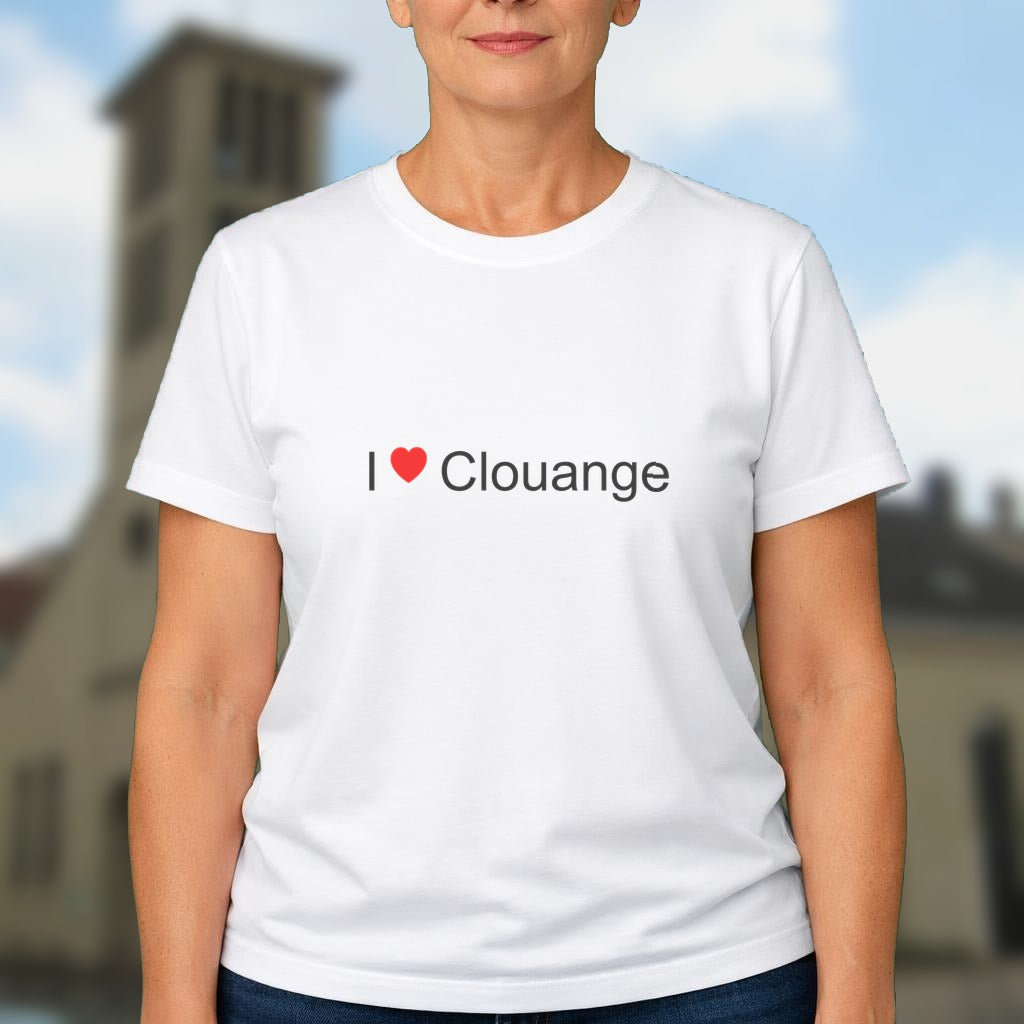 T-shirt I love clouange