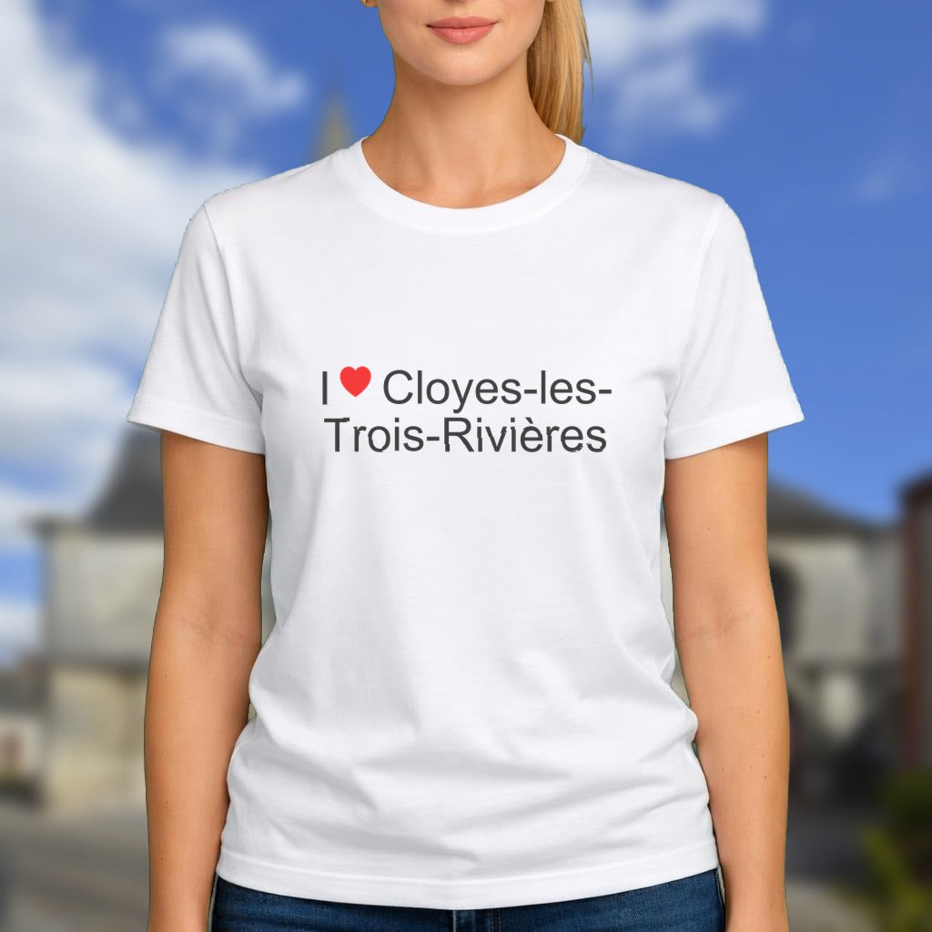 T-shirt I love cloyes-les-trois-rivières