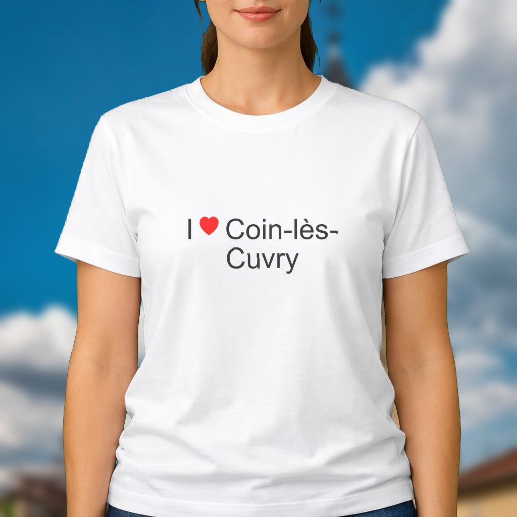 T-shirt I love coin-lès-cuvry