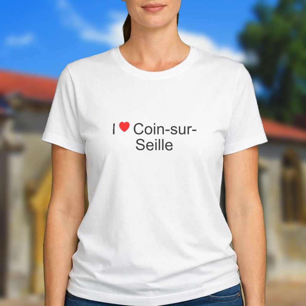 T-shirt I love coin-sur-seille