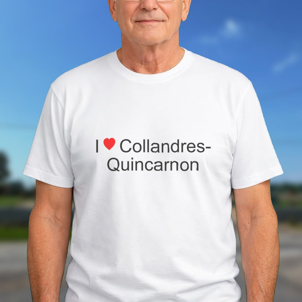 T-shirt I love collandres-quincarnon