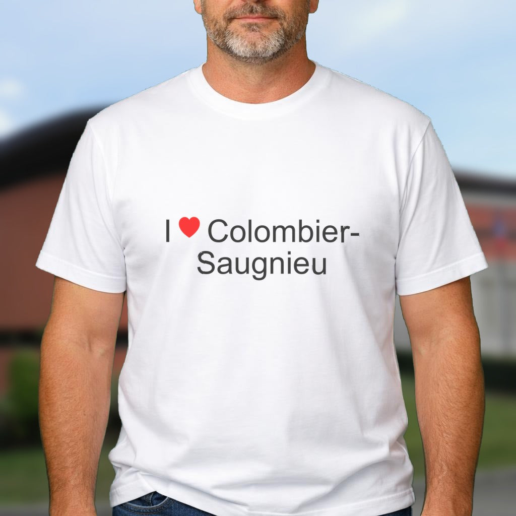 T-shirt I love colombier-saugnieu