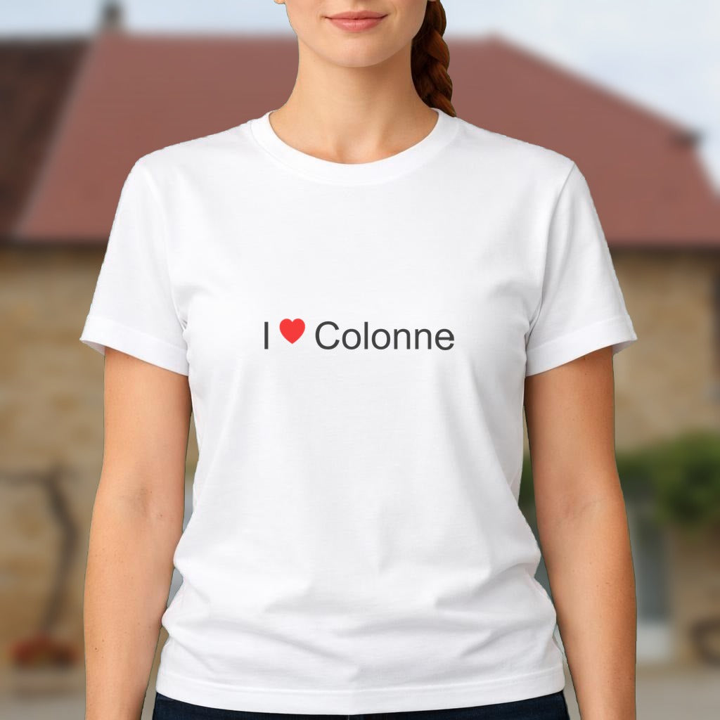 T-shirt I love colonne