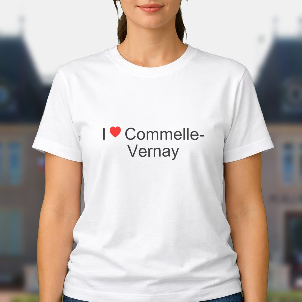 T-shirt I love commelle-vernay