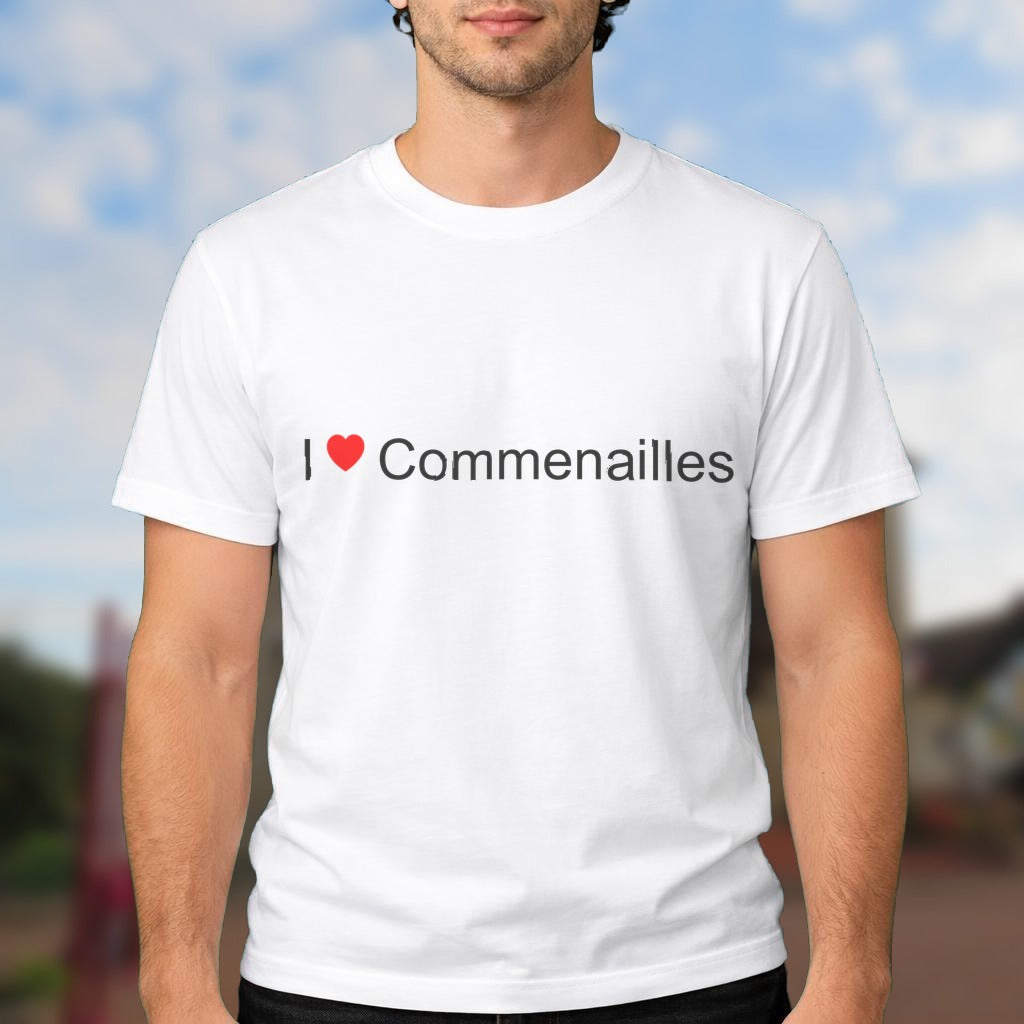 T-shirt I love commenailles
