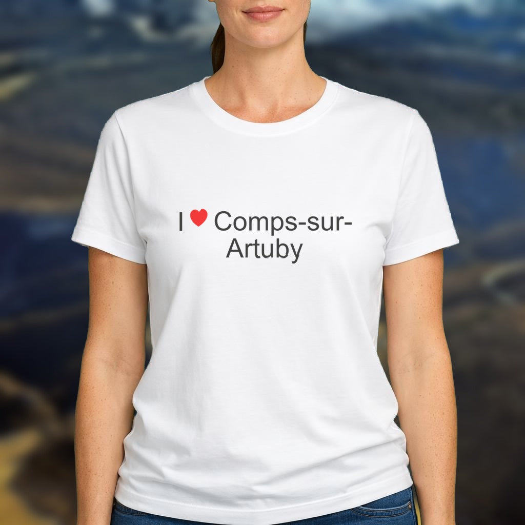 T-shirt I love comps-sur-artuby