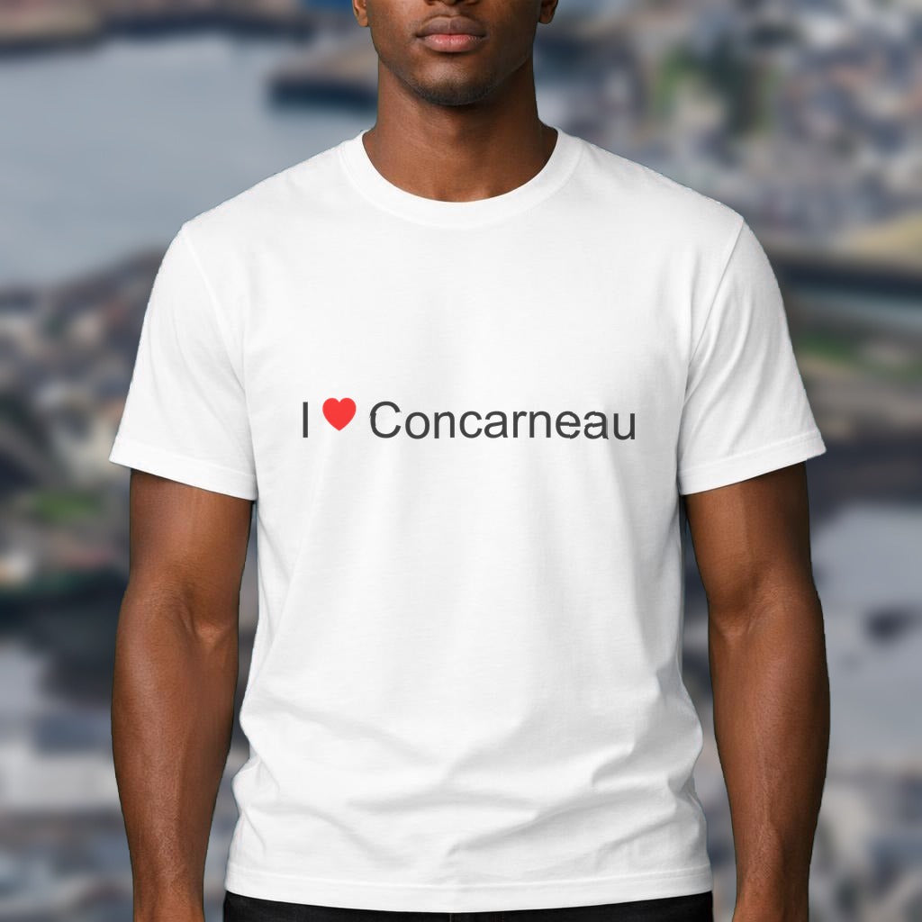 T-shirt I love concarneau