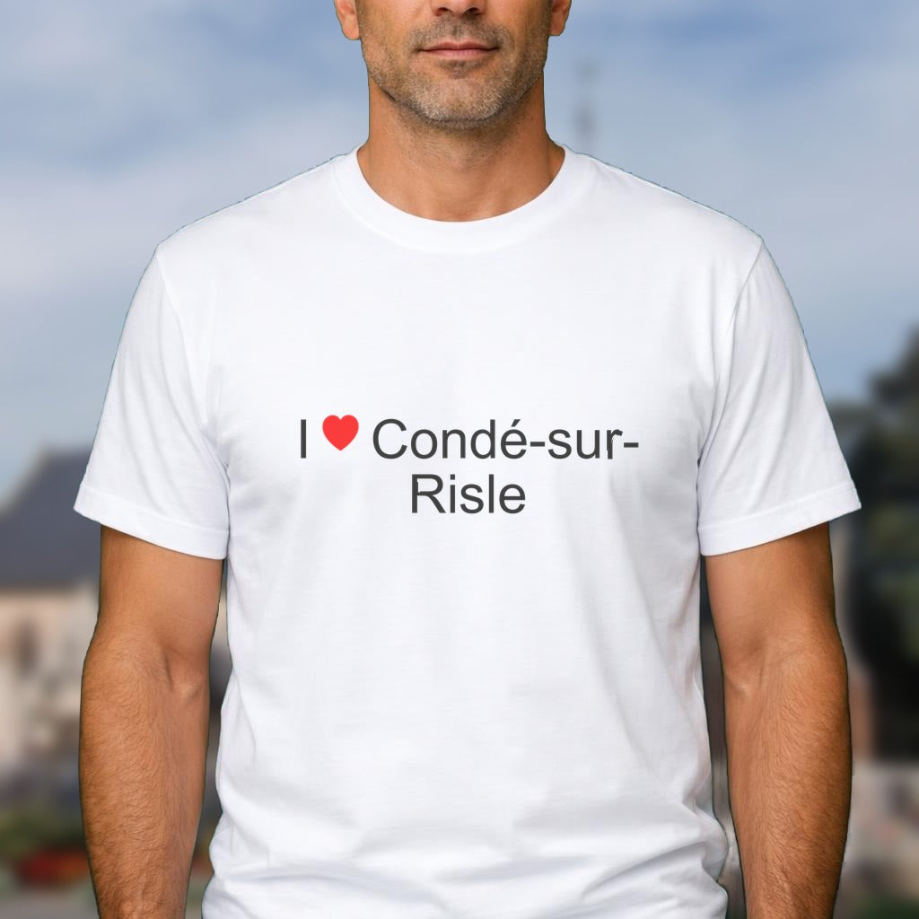 T-shirt I love condé-sur-risle