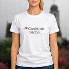 T-shirt I love condé-sur-sarthe