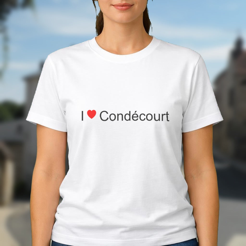 T-shirt I love condécourt
