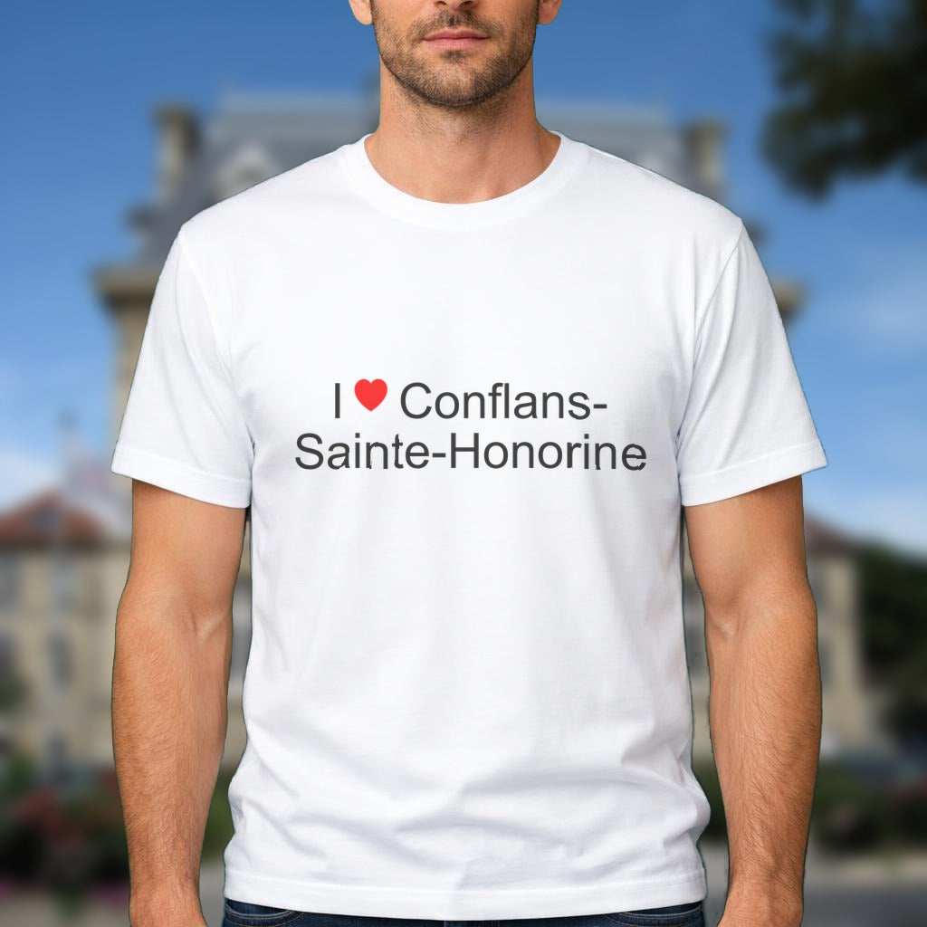 T-shirt I love conflans-sainte-honorine