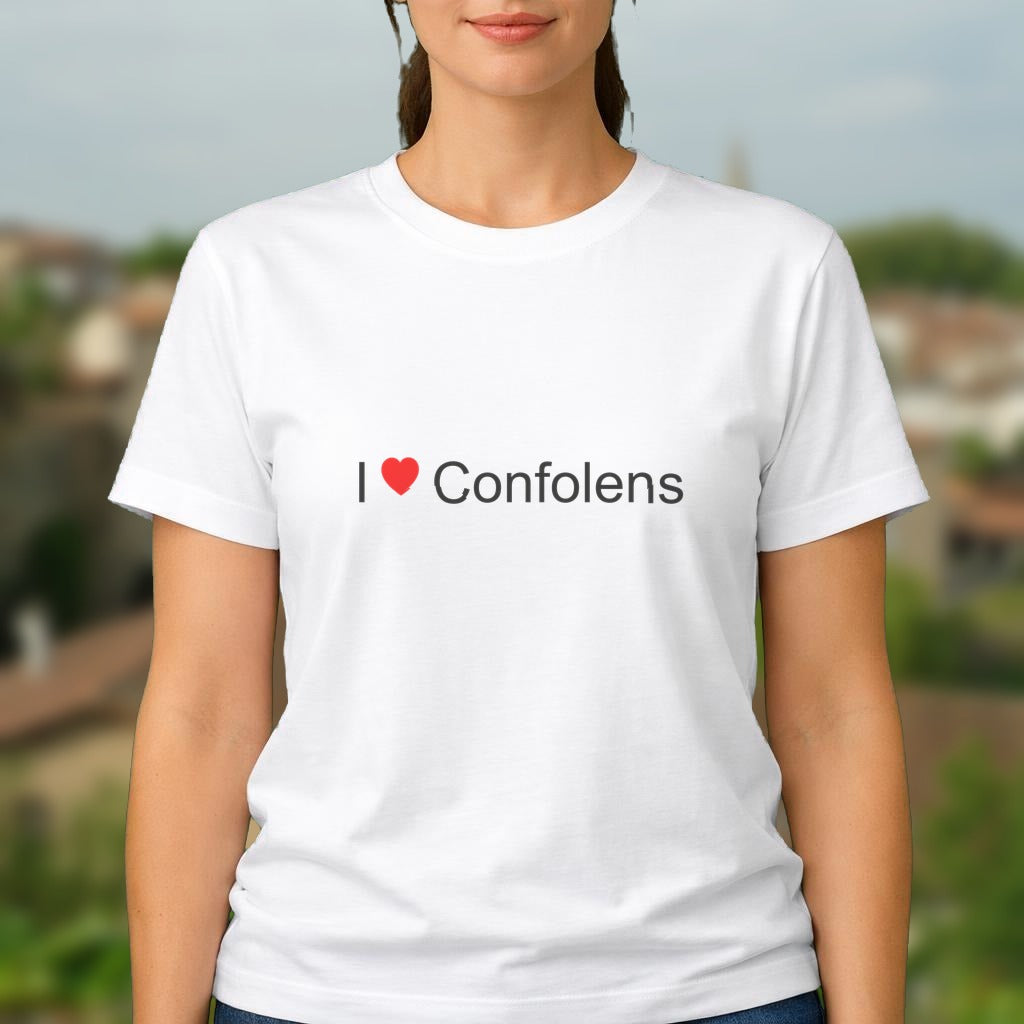 T-shirt I love confolens