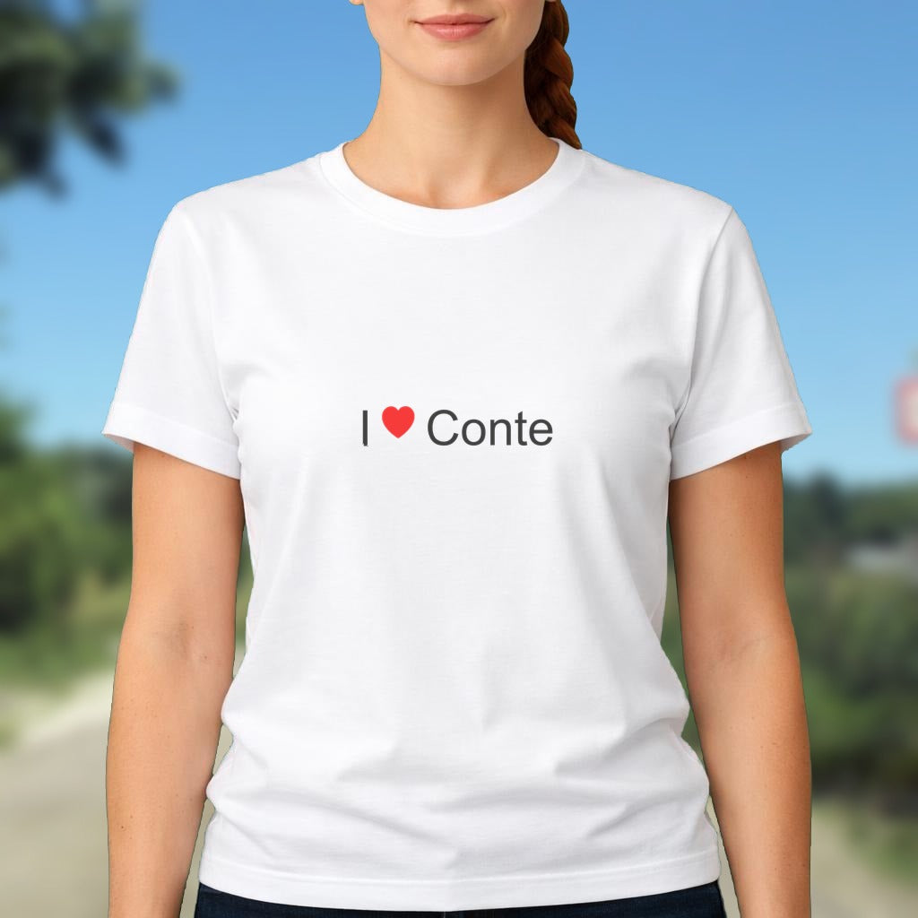 T-shirt I love conte