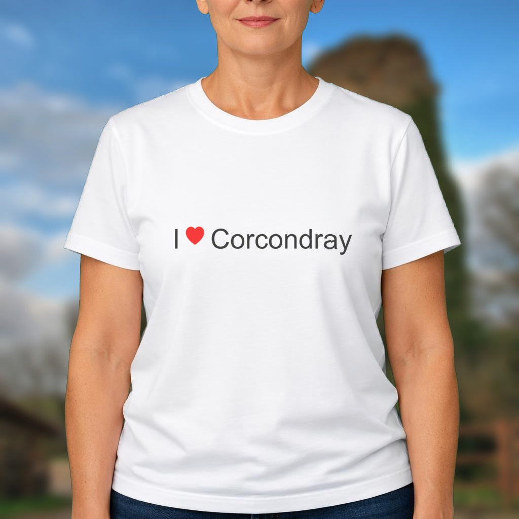 T-shirt I love corcondray